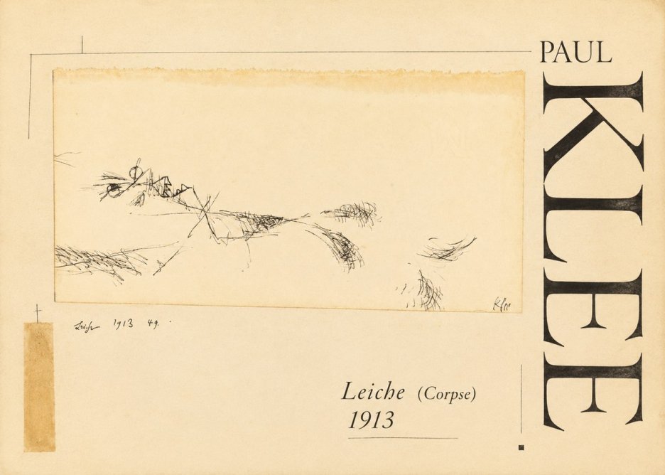 Paul Klee Leiche (Corpse) No3 - Affiche