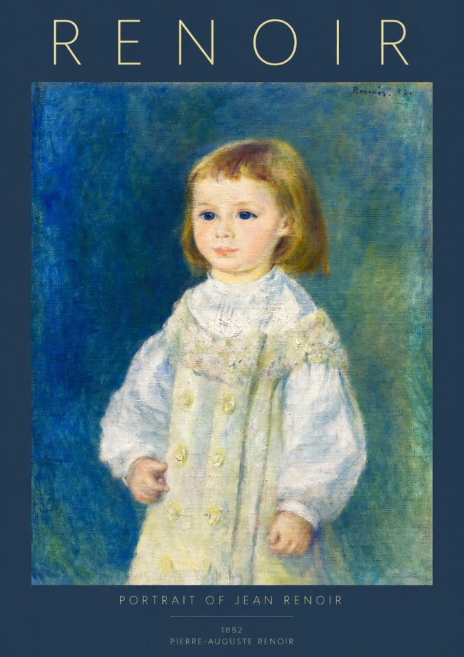 Renoir Portrait of Jean Renoir No2 - Affiche