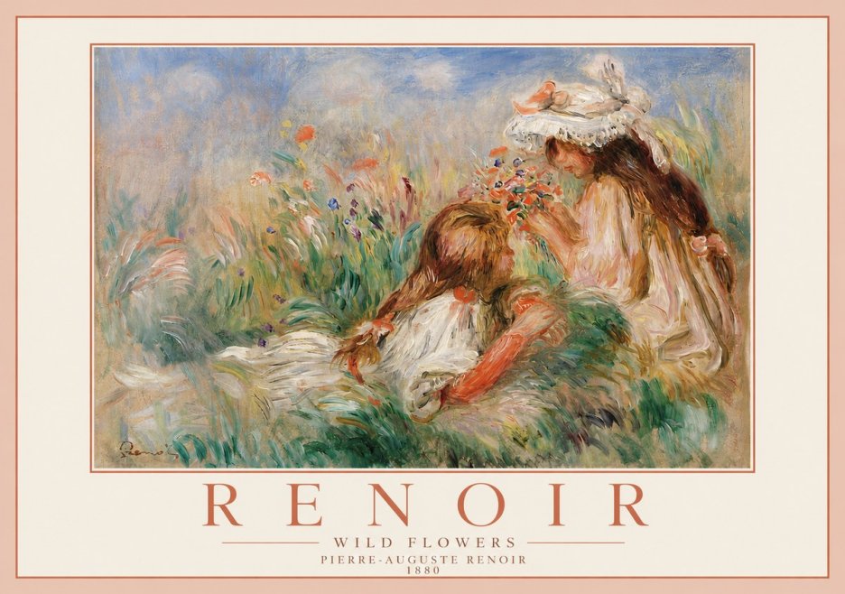 Renoir Wild Flowers No4 - Affiche