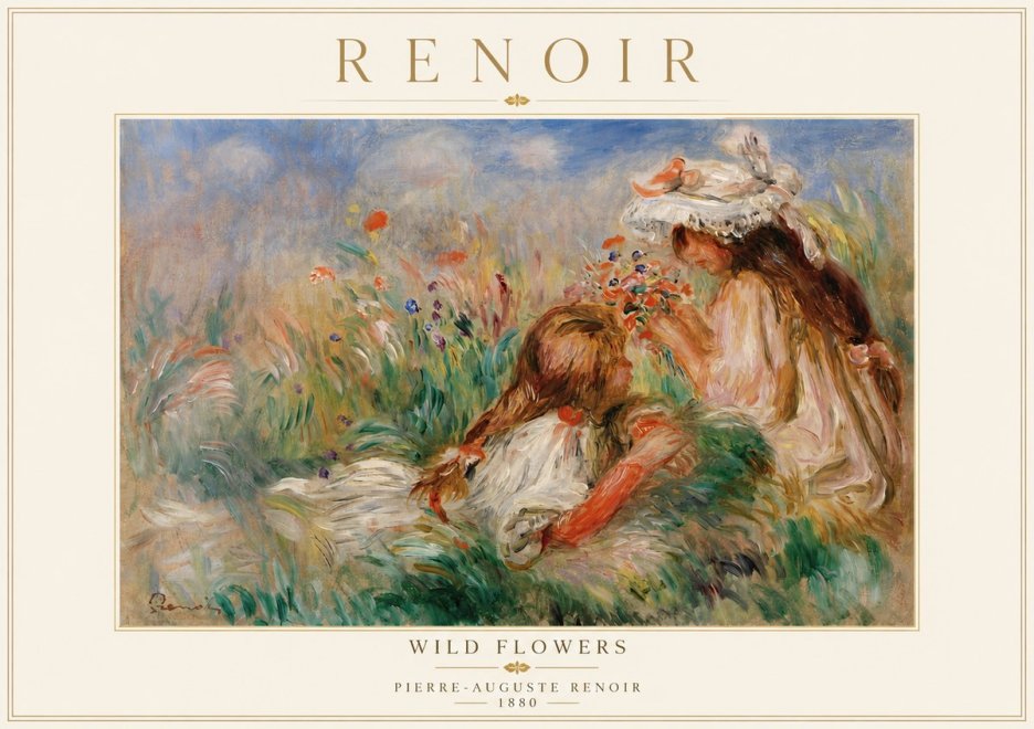 Renoir Wild Flowers No5 - Affiche