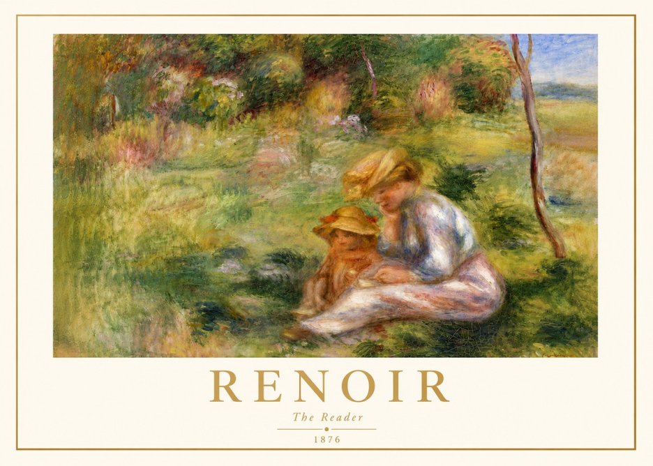 Renoir The Reader No3 - Affiche