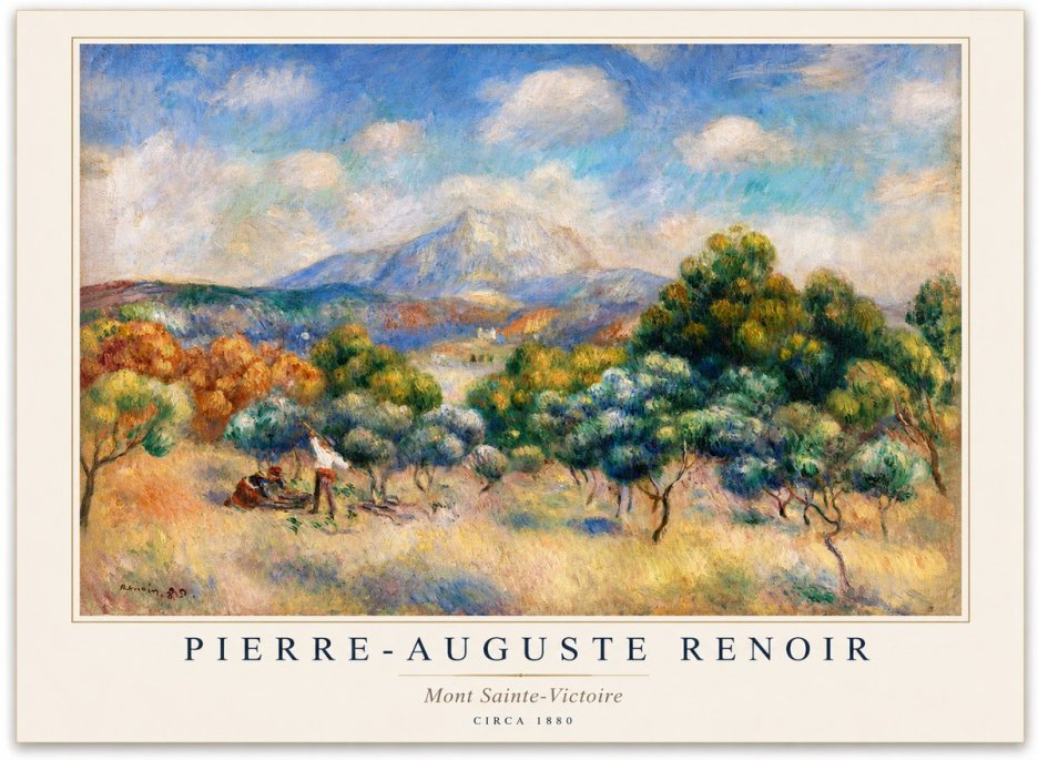 Renoir Landscape Near Cagnes I No2 - Affiche