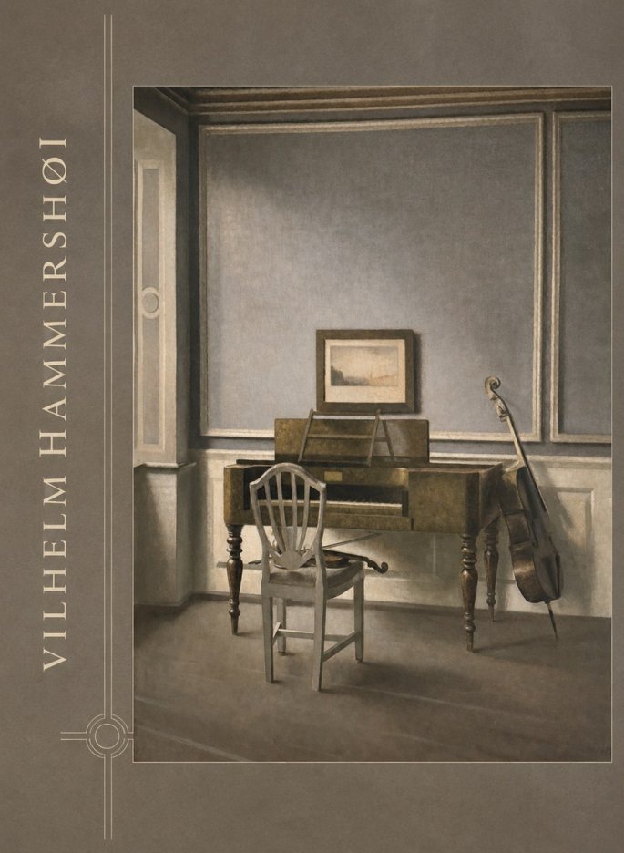 Vilhelm Hammershøi Interior with a Piano and a Cello No4 - Affiche