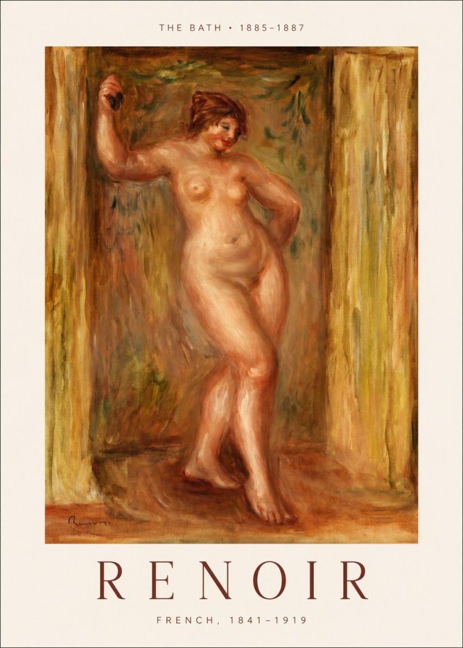 Renoir The Bath No1 - Affiche