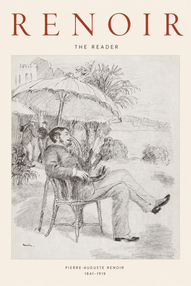 Renoir The Reader II No1 - Affiche