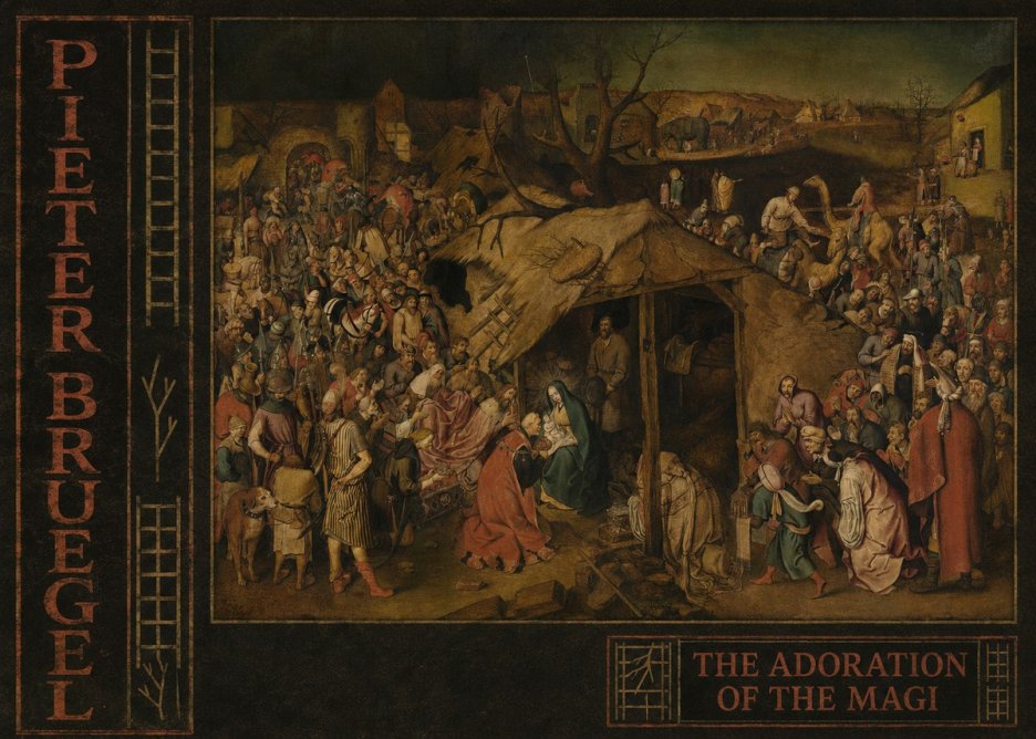 Pieter Bruegel The Adoration of the Magi No3 - Affiche