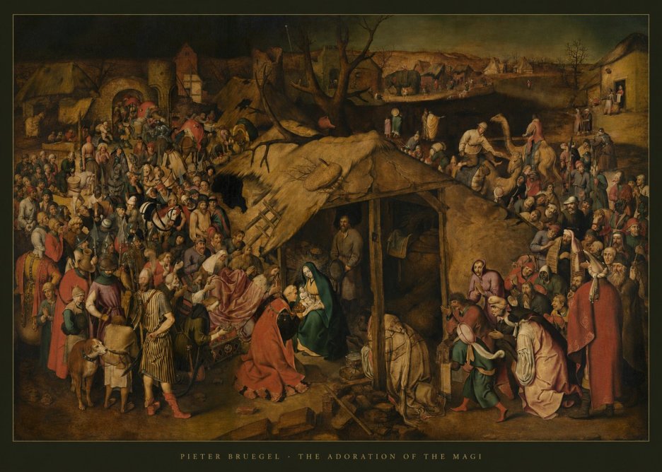 Pieter Bruegel The Adoration of the Magi No5 - Affiche