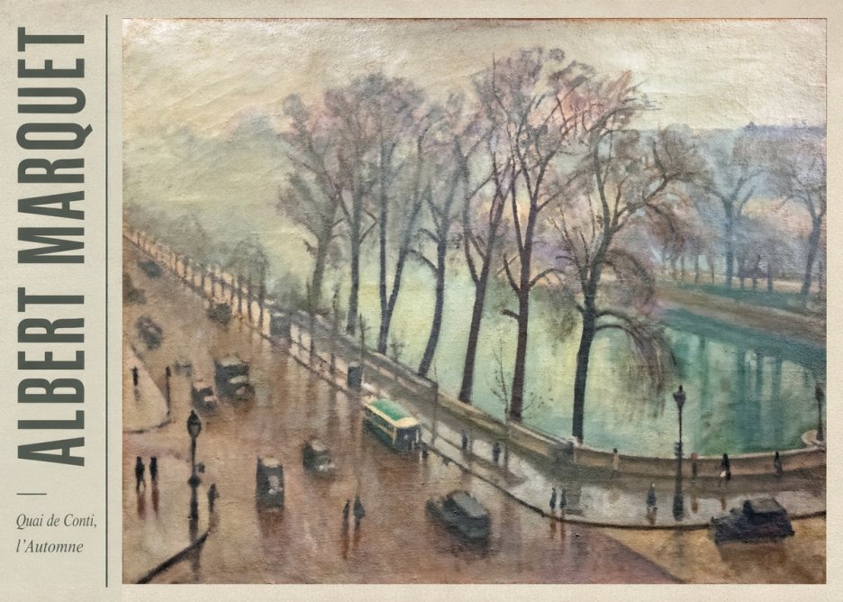 Albert Marquet Quai De Conti, L'automne No2 - Affiche