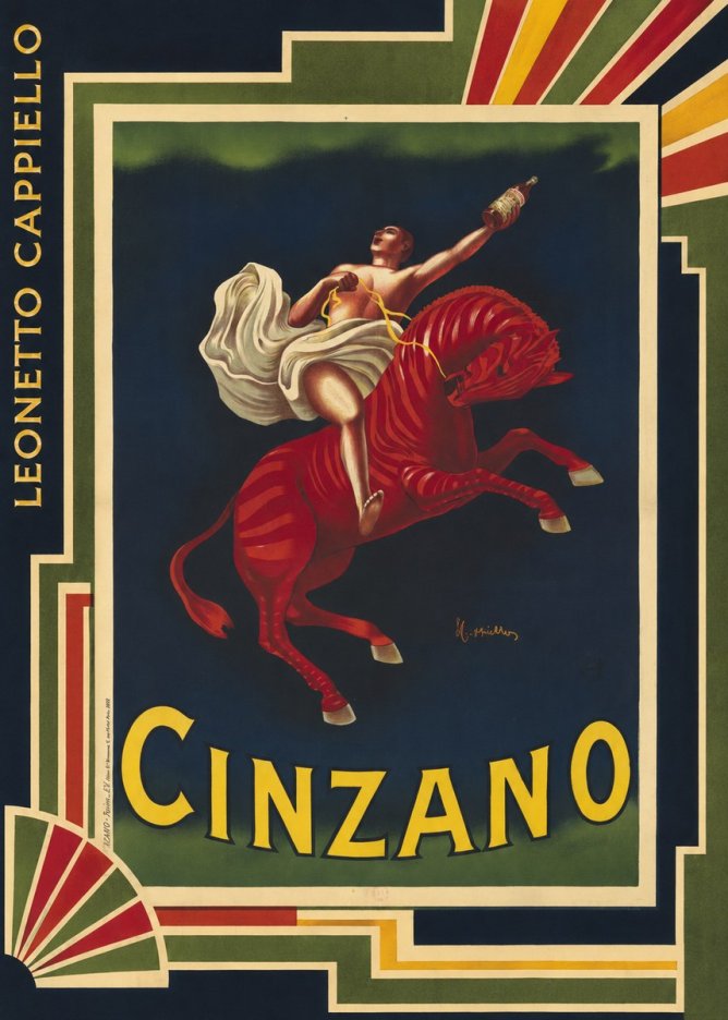 Leonetto Cappiello Cinzano No2 - Affiche