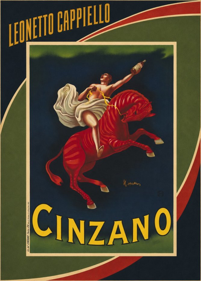 Leonetto Cappiello Cinzano No3 - Affiche