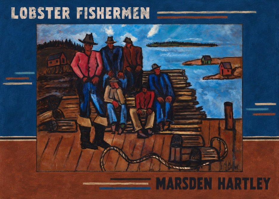 Marsden Hartley Lobster Fishermen II No5 - Affiche