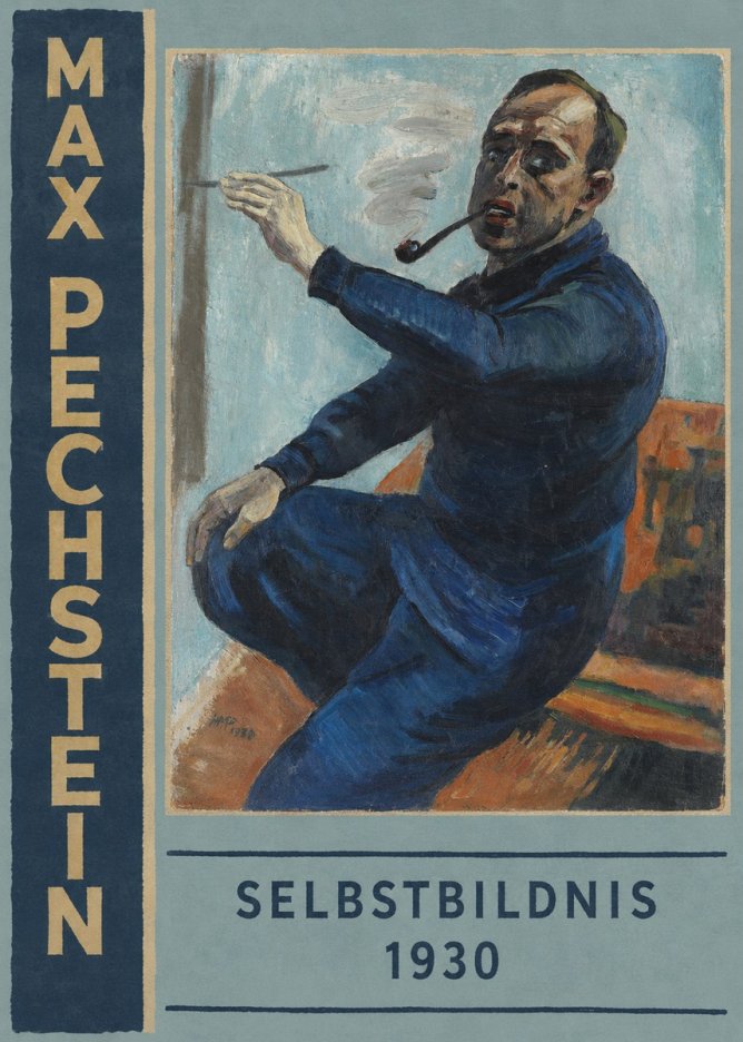 Max Pechstein Selbstbildnis No2 - Affiche