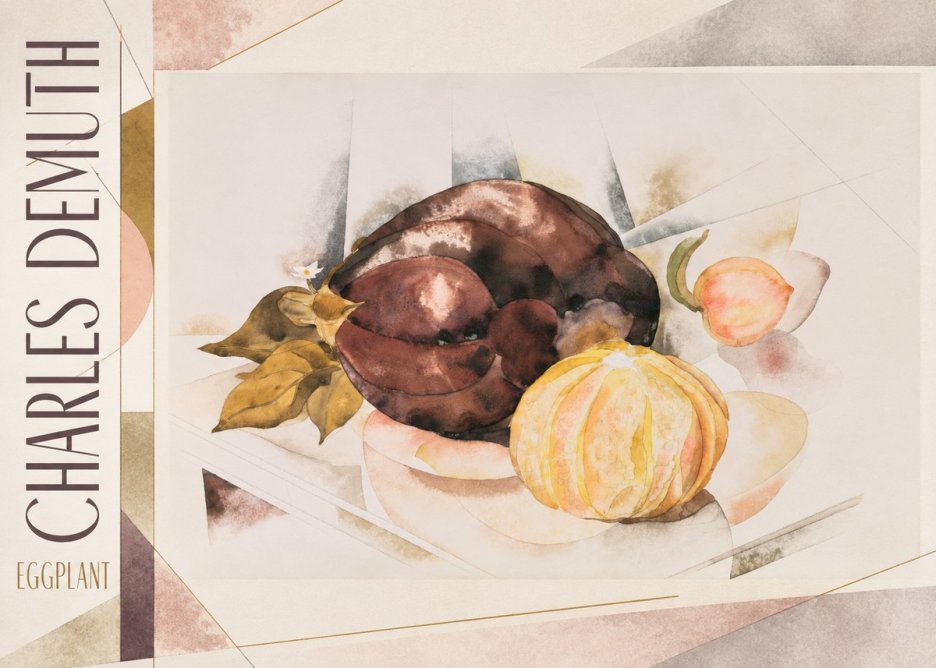 Charles Demuth Eggplant No2 - Affiche