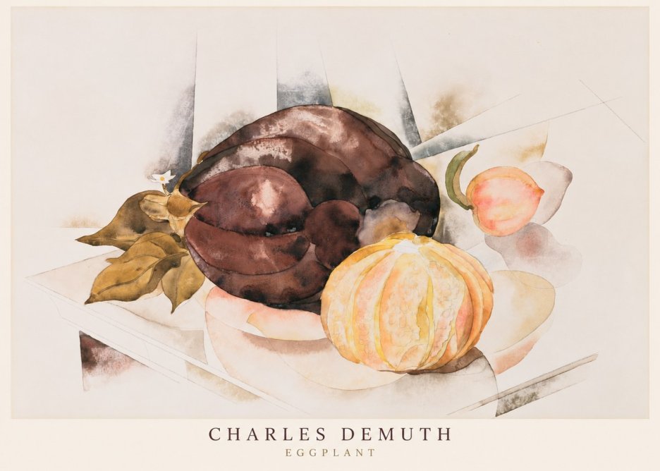 Charles Demuth Eggplant No6 - Affiche