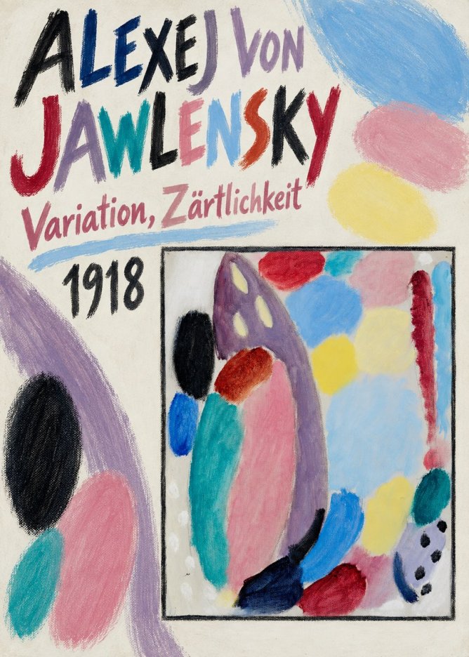 Alexej von Jawlensky Variation, Zärtlichkeit No6 - Affiche