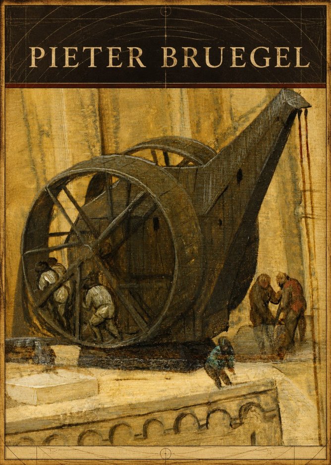Pieter Bruegel The Crane No3 - Affiche