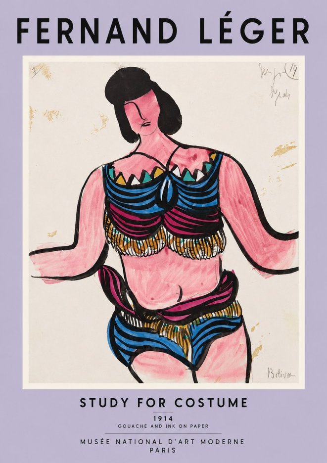 Fernand Léger Bolivian No4 - Affiche