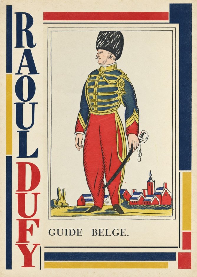 Raoul Dufy Guide Belge. No2 - Affiche