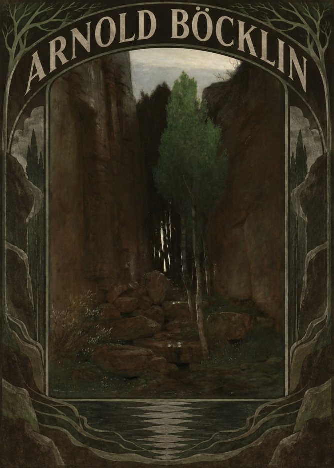 Arnold Böcklin Sacred Grove II No6 - Affiche