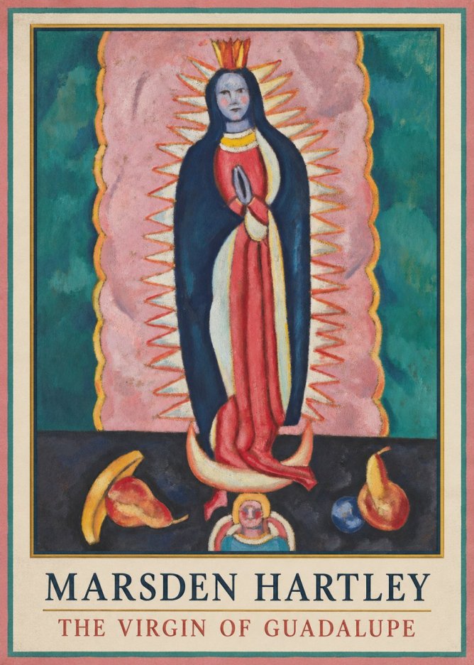 Marsden Hartley The Virgin of Guadalupe No1 - Affiche