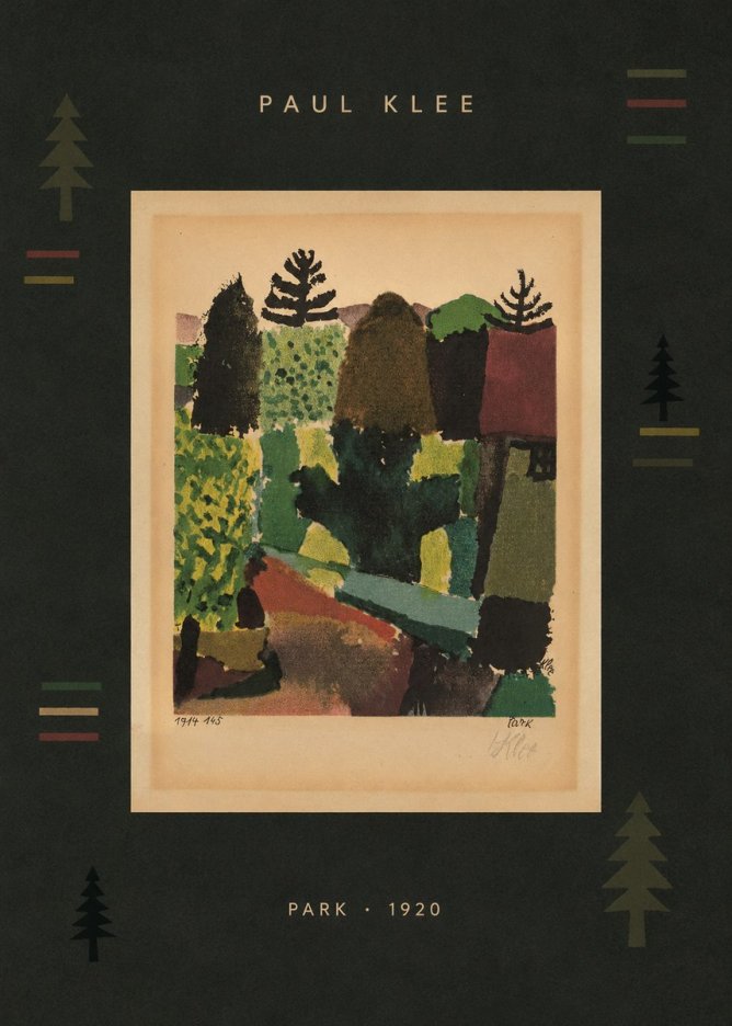 Paul Klee Park I No6 - Affiche