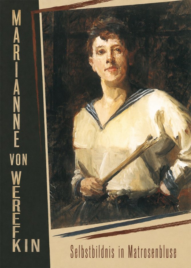 Marianne von Werefkin Selbstbildnis in Matrosenbluse No2 - Affiche