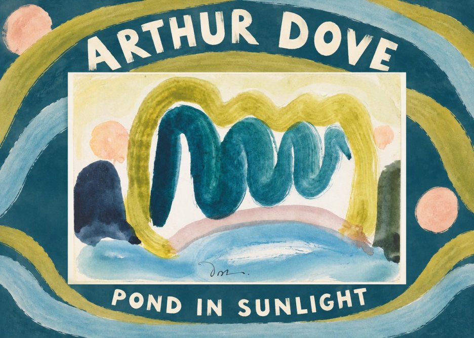 Arthur Dove Pond in Sunlight No5 - Affiche