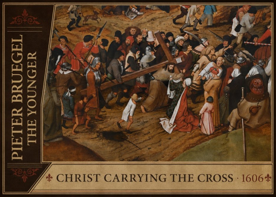Pieter Bruegel Christ Carrying the Cross II No2 - Affiche
