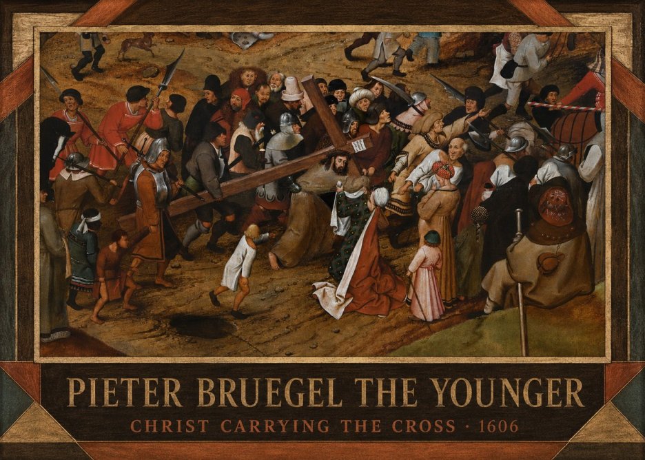 Pieter Bruegel Christ Carrying the Cross II No3 - Affiche
