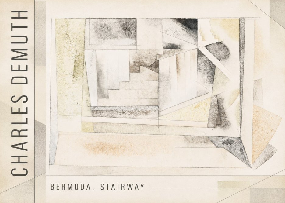 Charles Demuth Bermuda, Stairway No2 - Affiche