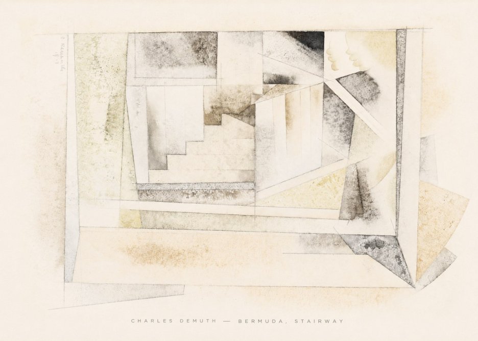 Charles Demuth Bermuda, Stairway No6 - Affiche