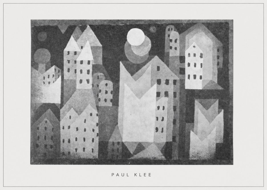 Paul Klee City of Churches No5 - Affiche