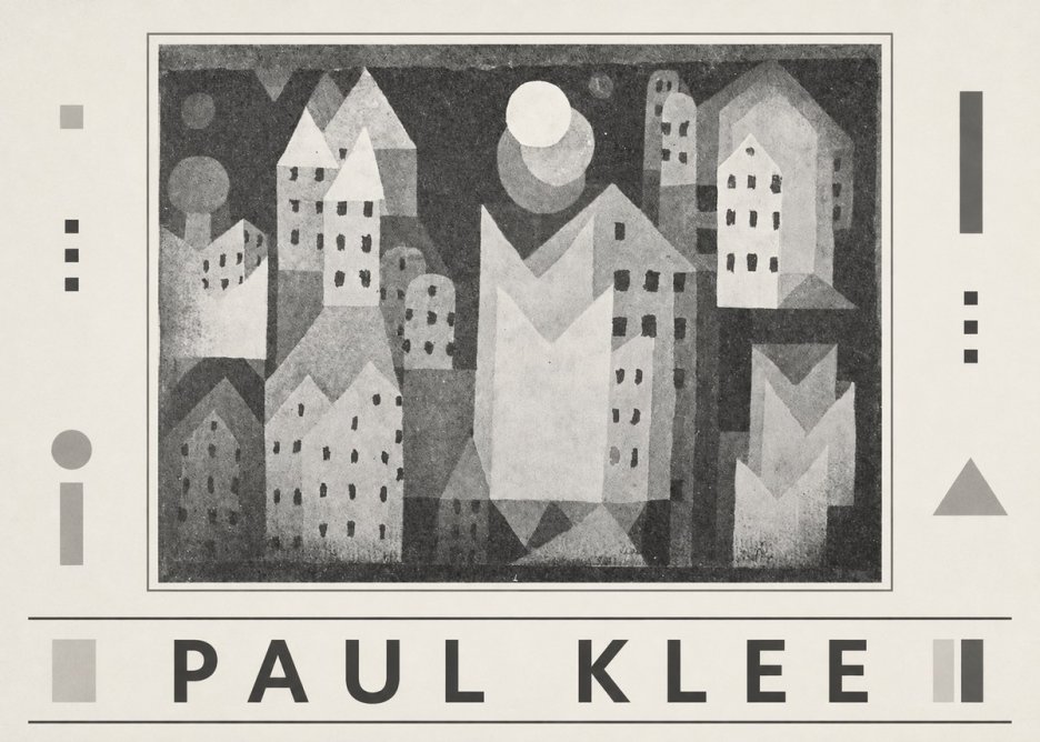 Paul Klee City of Churches No6 - Affiche