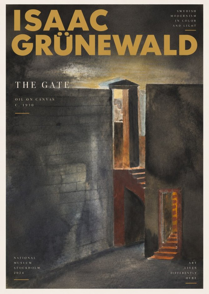 Isaac Grünewald Architectural Fantasy No4 - Affiche