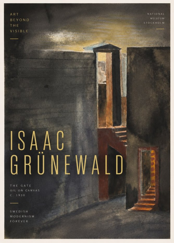 Isaac Grünewald Architectural Fantasy No6 - Affiche