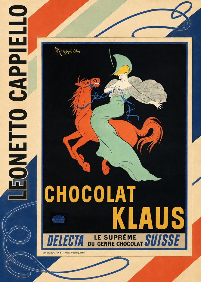 Leonetto Cappiello Chocolat Klaus II No2 - Affiche