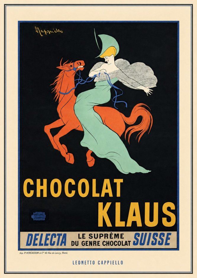 Leonetto Cappiello Chocolat Klaus II No3 - Affiche