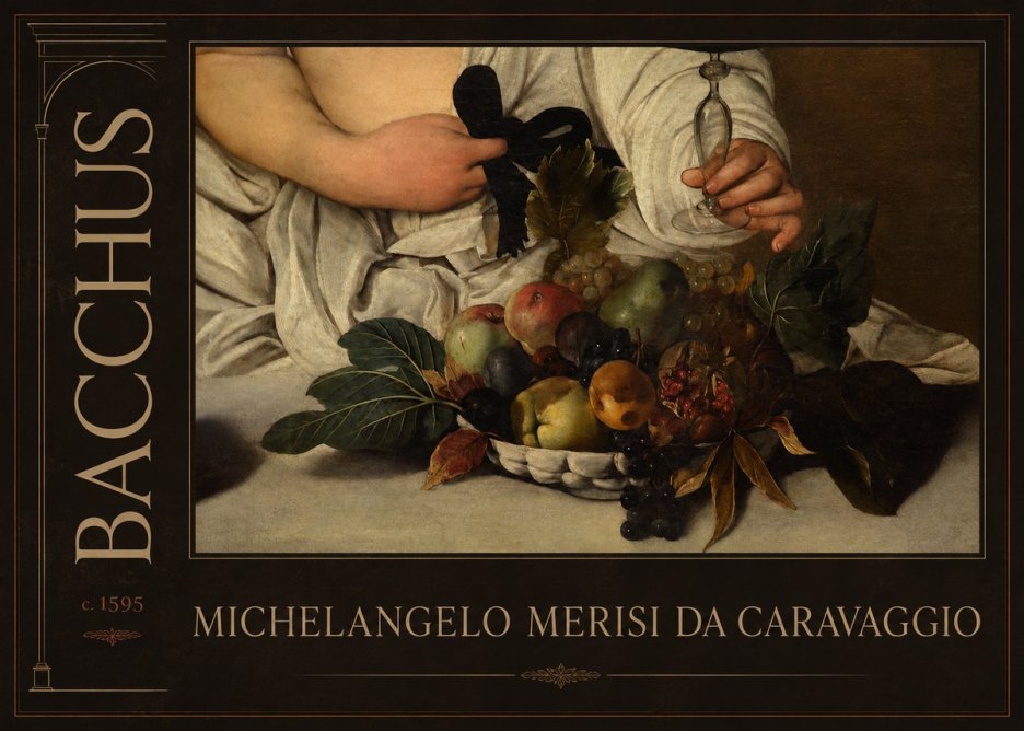 Michelangelo Merisi da Caravaggio Bacchus II No2 - Affiche