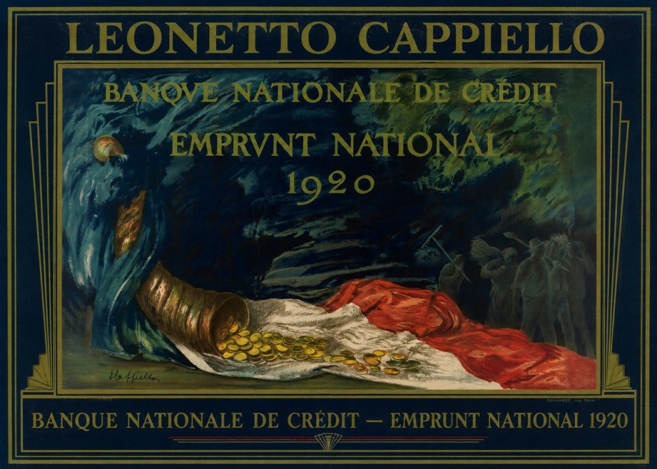Leonetto Cappiello Banque Nationale De Crédit - Emprunt National 1920 No1 - Affiche