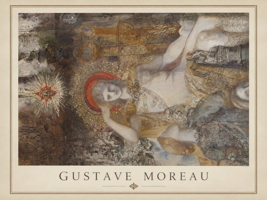 Gustave Moreau Saint Sebastian II No1 - Affiche