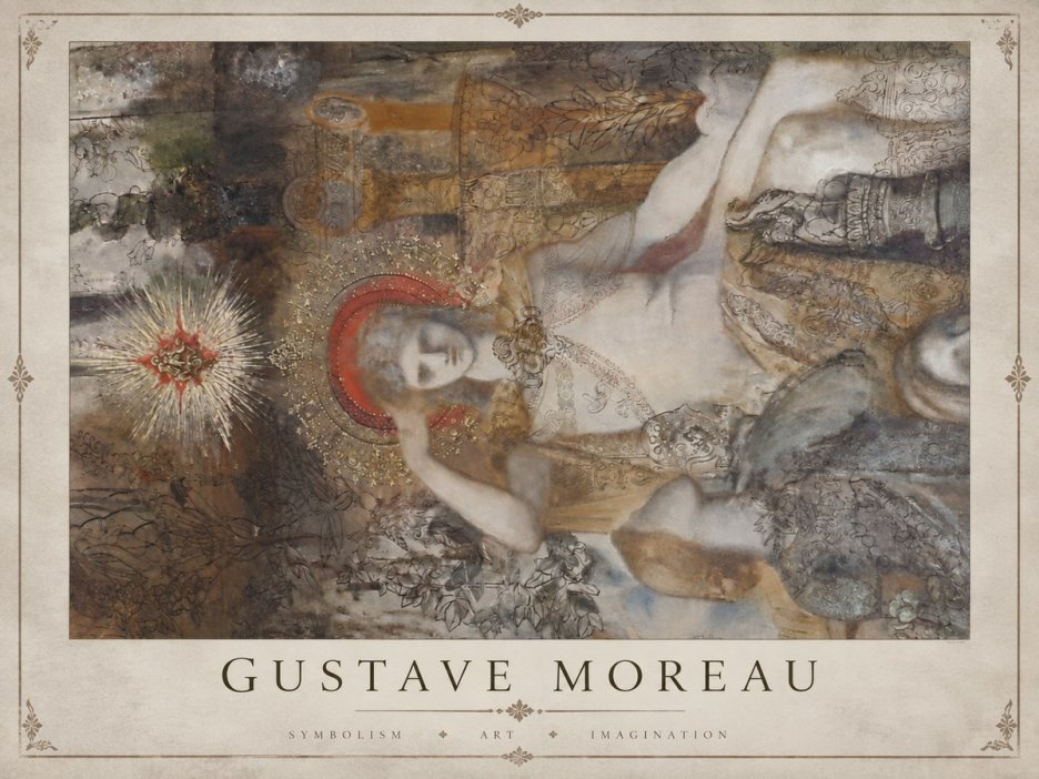Gustave Moreau Saint Sebastian II No3 - Affiche