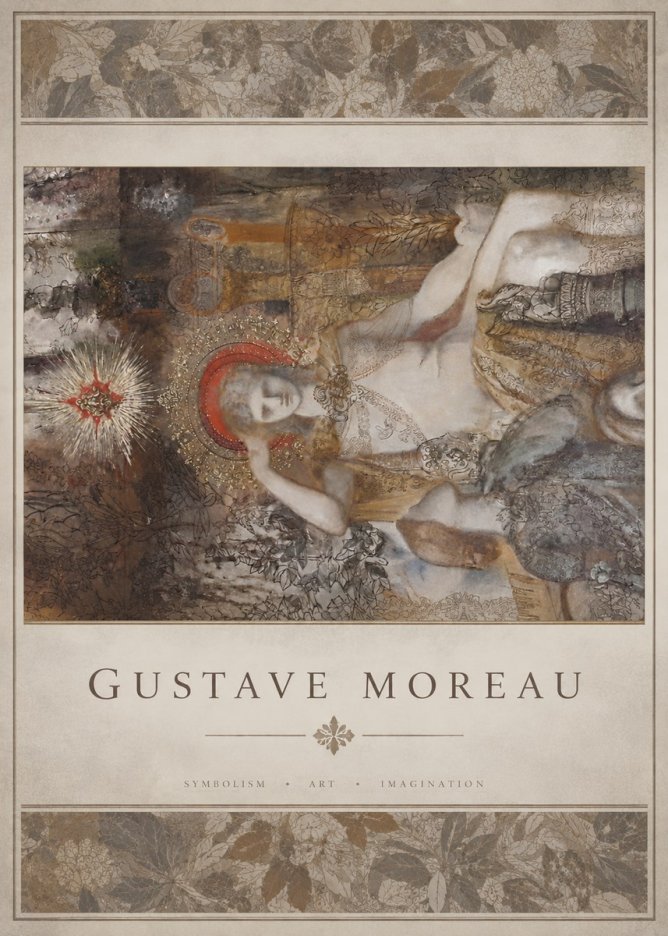 Gustave Moreau Saint Sebastian II No4 - Affiche