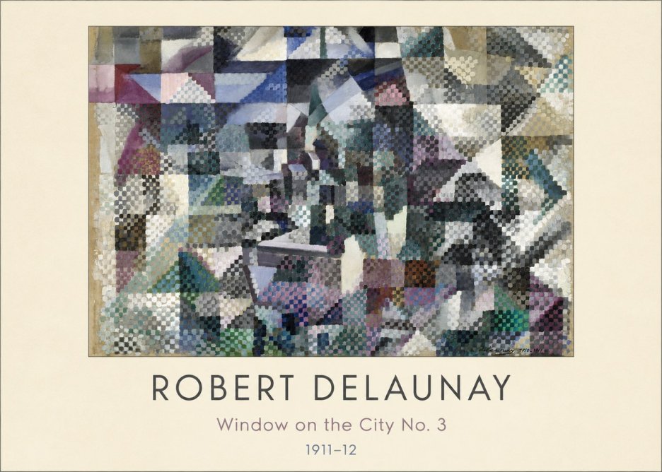 Robert Delaunay Window on the City No. 3 No4 - Affiche