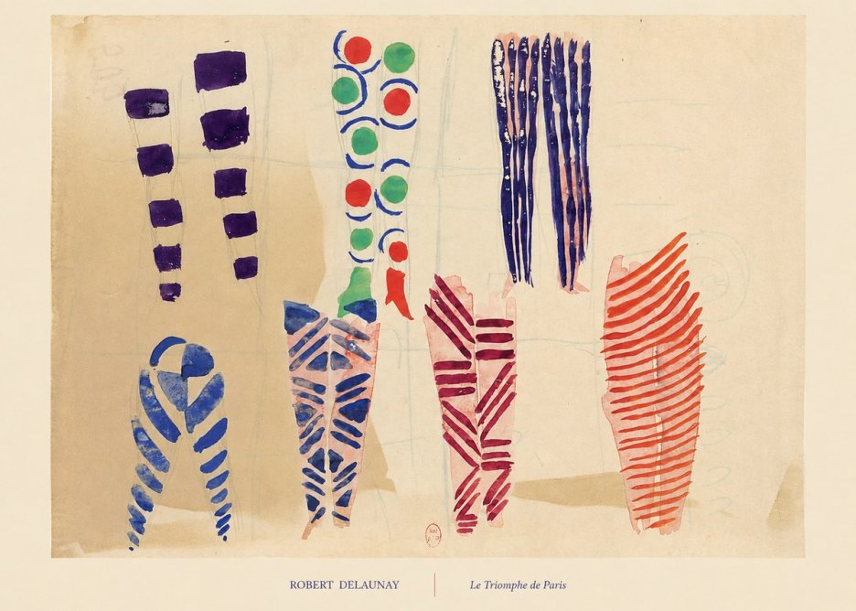 Robert Delaunay Le Triomphe De Paris IV No6 - Affiche