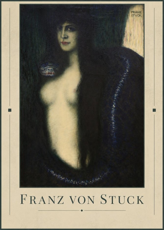 Franz von Stuck The Sin II No2 - Affiche