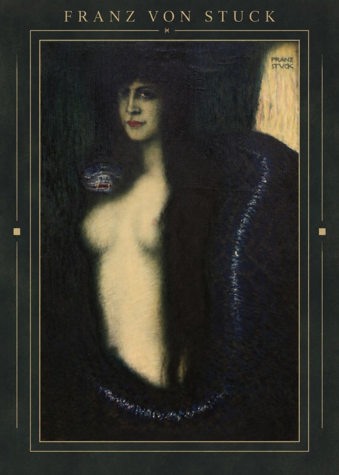 Franz von Stuck The Sin II No3 - Affiche