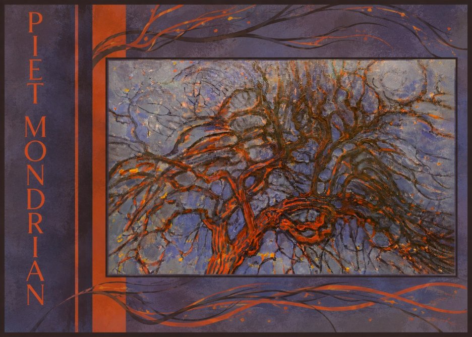Piet Mondrian The Red Tree No2 - Affiche