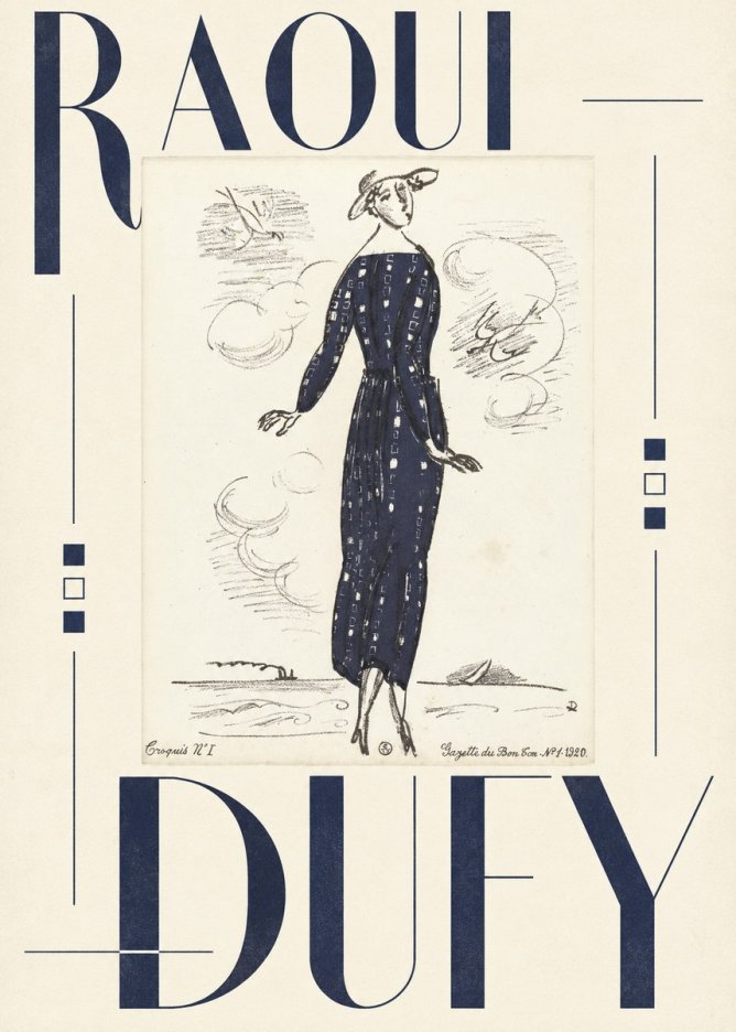 Raoul Dufy Croquis N°i No3 - Affiche