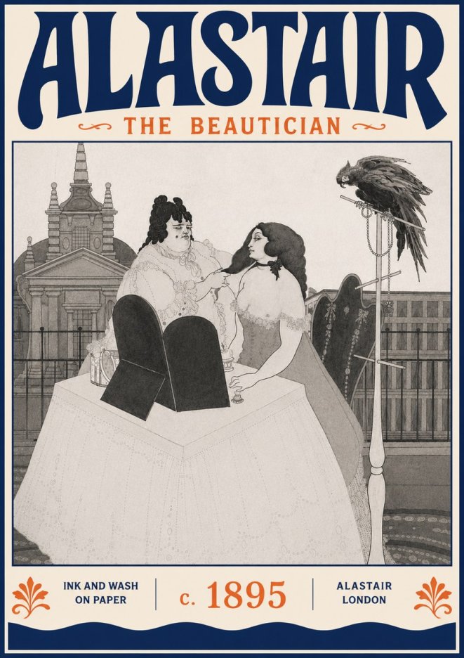 Alastair The Beautician No4 - Affiche