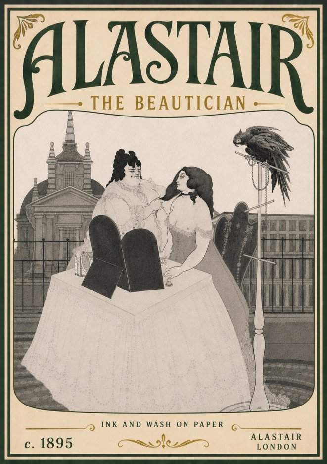 Alastair The Beautician No6 - Affiche
